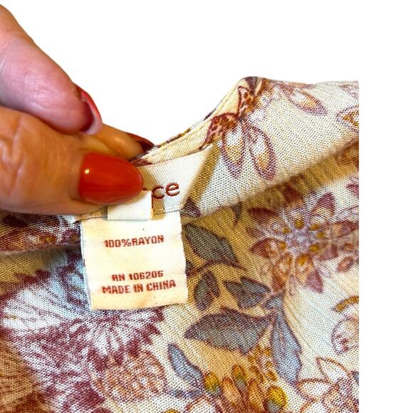 Sundance Boho Floral Dress - Size 16 - Picture 9 of 10